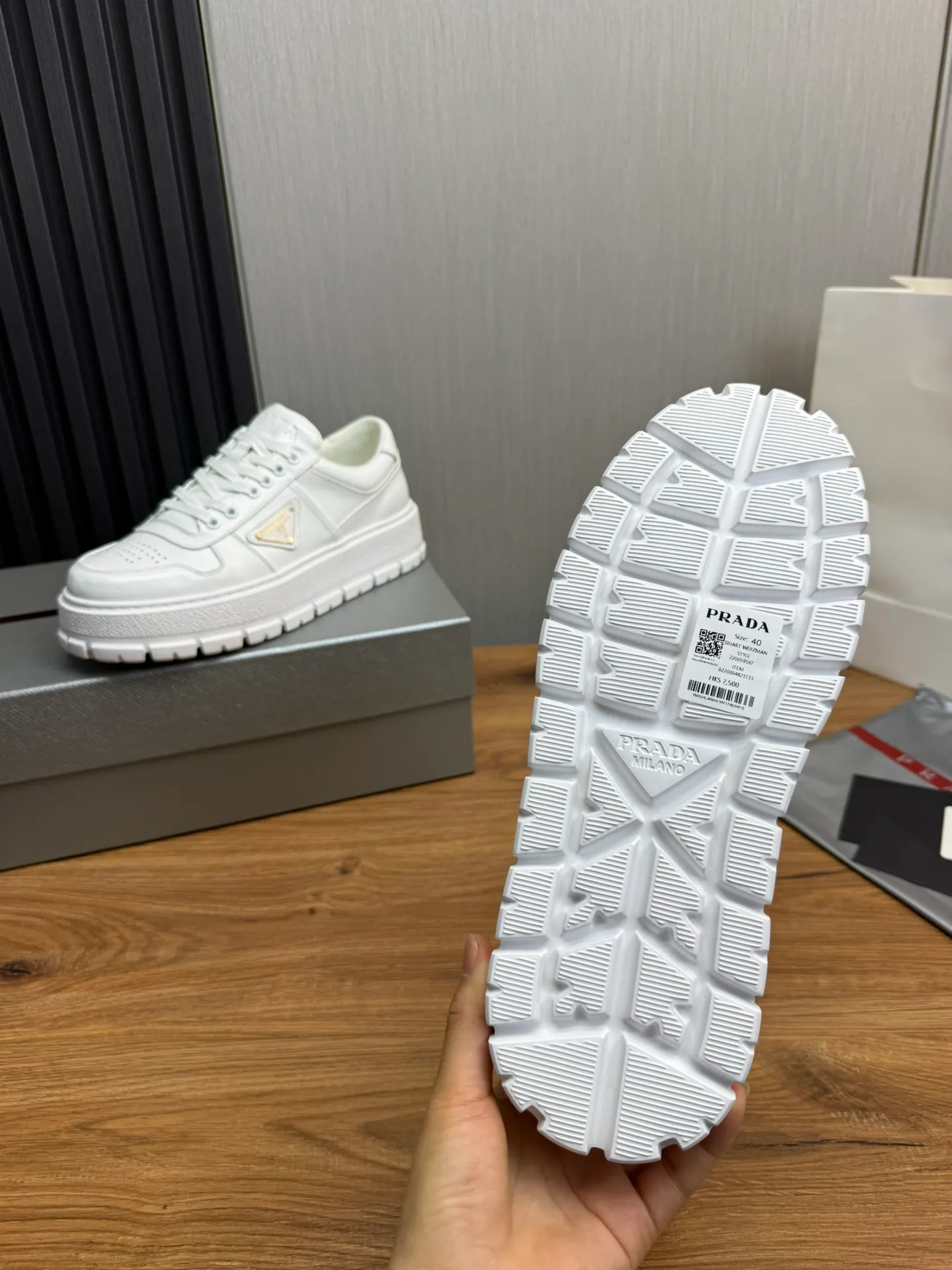 Men's shoes 💰620💰 [PRADA] Autumn and winter hot men's shoes are shipped 👏Official website synchronized ⬆️Original fly-woven cowhide fabric + cowhide lining, 1⃣️:1⃣️reproduction, original sole, 38-45 (45. Customized, non-refundable)
